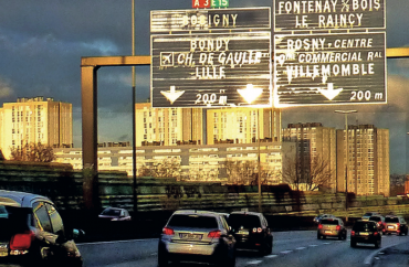 Entrada de las autopistas A3 y A86 (salida de Paris)